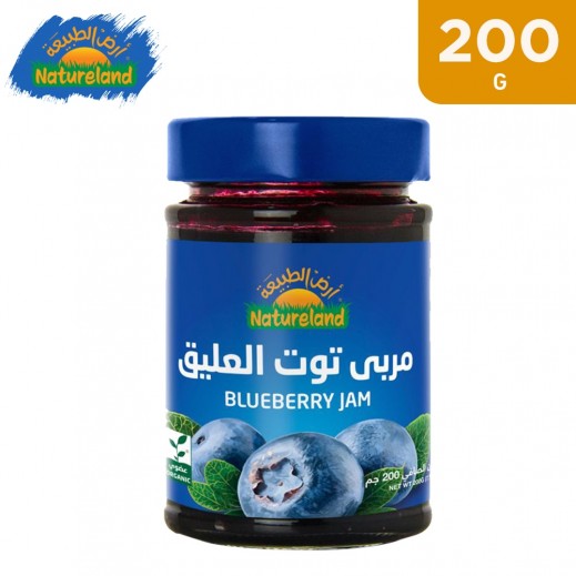 Natureland Organic Blueberry Jam 200 g - delivered by Taw9eel Fast