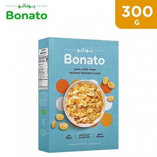 Bonato Organic Frosted Corn Flakes 300 g - delivered by Taw9eel Fast