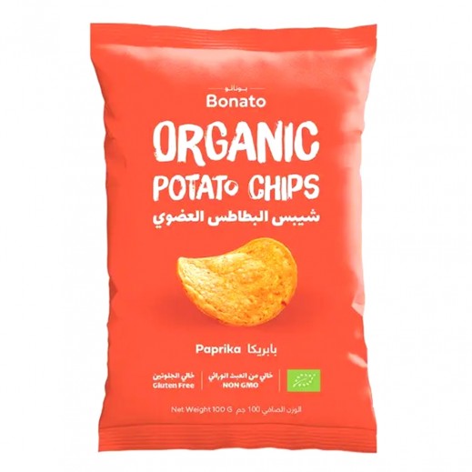 Bonato Organic Paprika Potato Chips 100 g