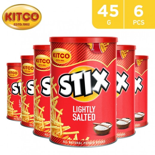 Kitco Potato Stix Lightly Salted 6 x 45 g  - delivered by Taw9eel Fast