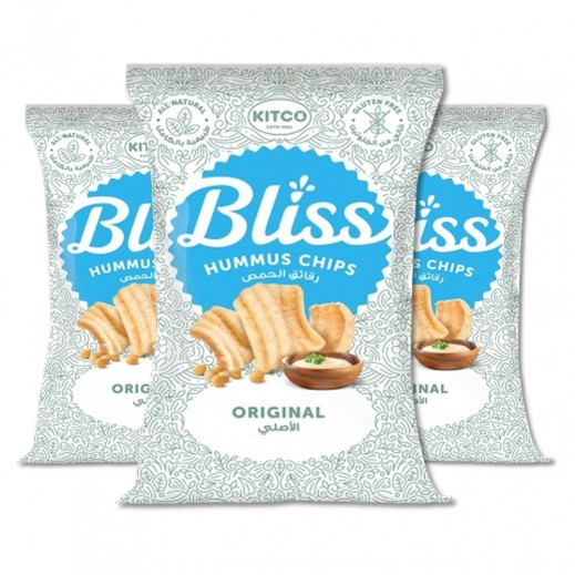 Kitco Bliss Original Hummus Chips 3 x 34 g - delivered by Taw9eel Fast