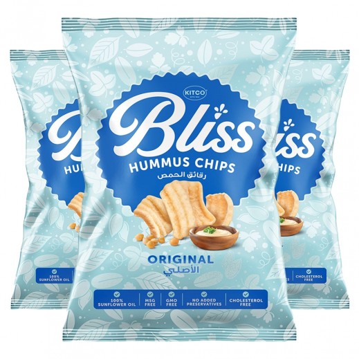 Kitco Bliss Original Hummus Chips 3 x 34 g