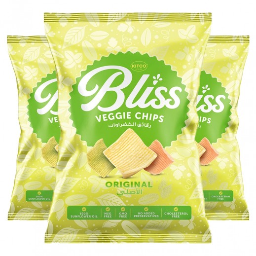 Kitco Bliss Original Veggie Chips 3 x 34 g
