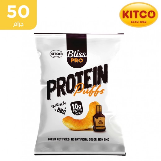 Kitco Bliss Pro Protein Barbeque Puffs Snack 50 g