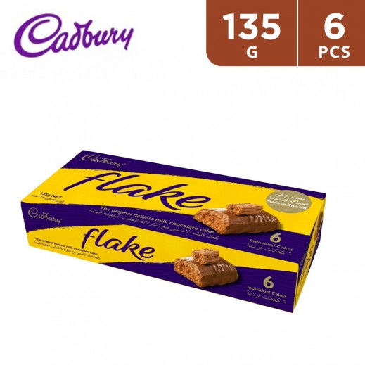 Cadbury Sponge Cake 6 Flakes 135 g - delivered by Taw9eel Fast