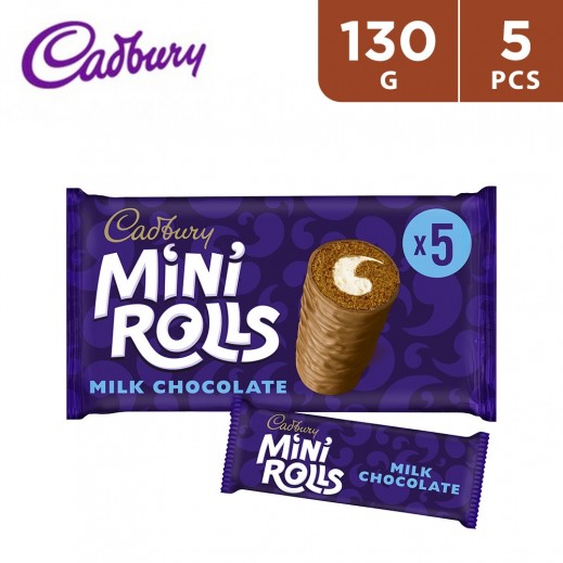 Cadbury Mini Roll Chocolate 130 g - delivered by Taw9eel Fast
