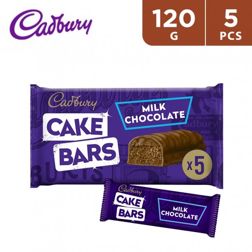 Cadbury Milk Chocolate Cake Bars 5 Packs 120 g - delivered by Taw9eel Fast