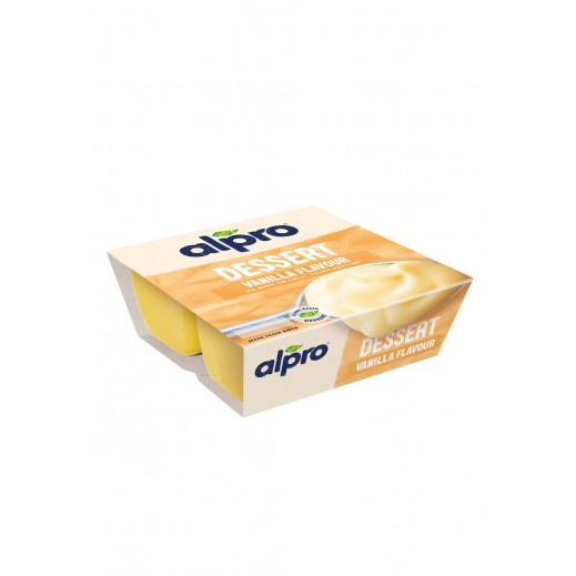 Alpro Soya Vanilla Dessert 4 x 125 g - delivered by Taw9eel Fast