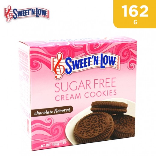 Sweet N Low Sugar Free Chocolate Cream Cookies 162 g - delivered by Taw9eel Fast