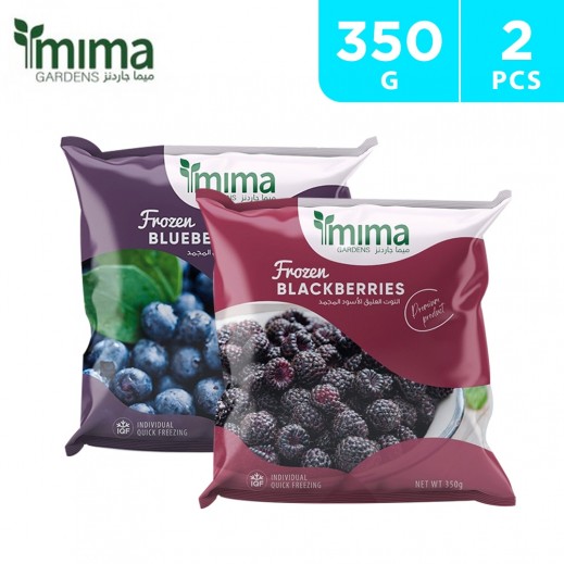 Mima Gardens Frozen Blackberries 350g + Blueberries 350g