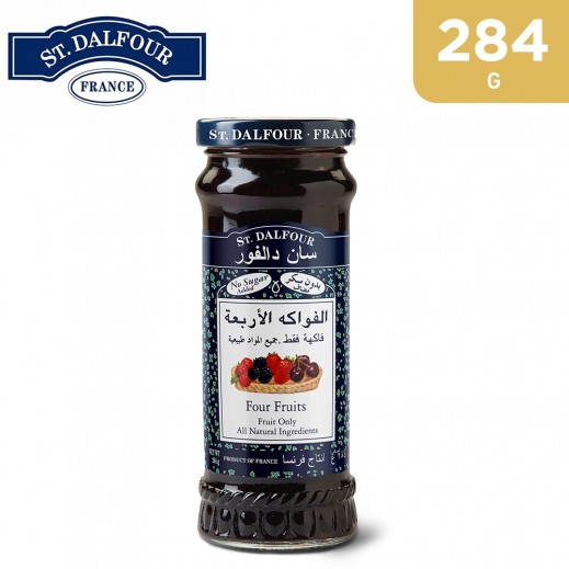 St.Dalfour Four Fruit Jam 284 g - delivered by Taw9eel Fast