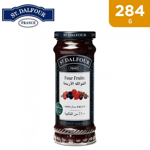 St.Dalfour Four Fruit Jam 284 g - delivered by Taw9eel Fast