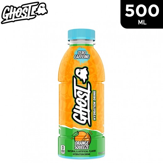 Ghost Zero Caffine Orange Squeeze Hydration Drink 500 ml