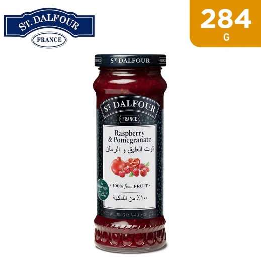 St.Dalfour Rasepberry & Pomegrante Jam 284 g - delivered by Taw9eel Fast