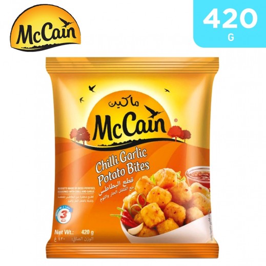 McCain Chilli Garlic Potato Bites 420 g - delivered by Taw9eel Fast
