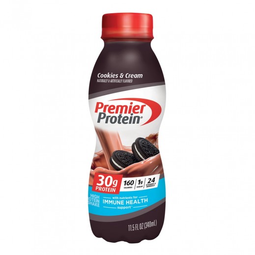 Buy Premier Cookies & Cream Shake 30G Proteins 340 ml - delivered by ...