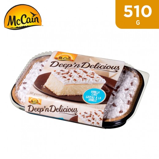 McCain Deep n Delicious Vanila Cake 510 g - delivered by Taw9eel Fast