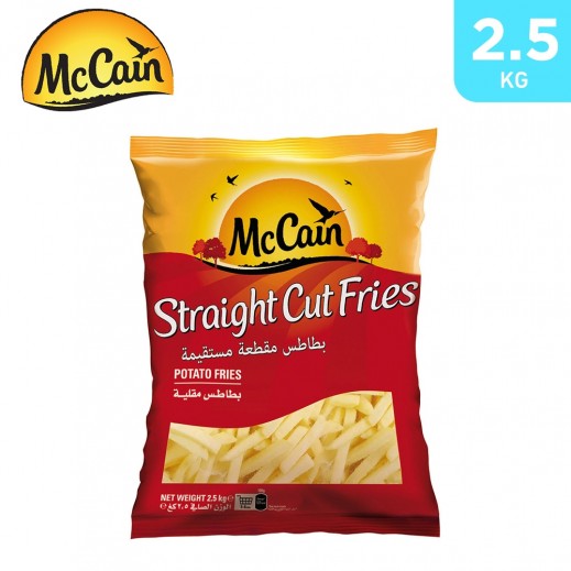McCain Straight Cut Potato Frites 2.5 kg  - delivered by Taw9eel Fast