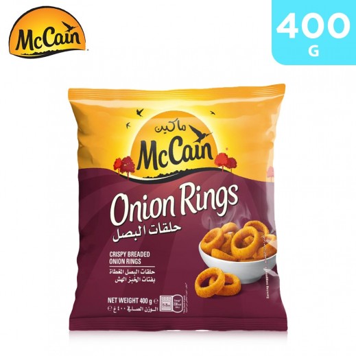 McCain Frozen Onion Rings (400 g) - delivered by Taw9eel Fast