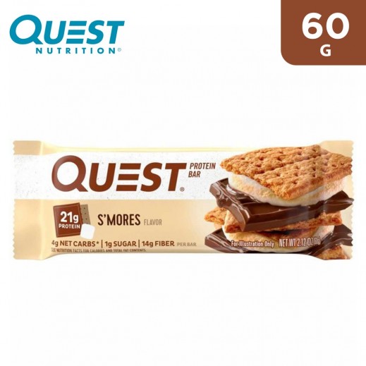 Quest S’mores Protein Bar 60 g - delivered by Taw9eel Fast