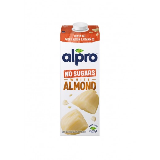 Alpro No Sugars Unroasted Almond Drink 1 L - delivered by Taw9eel Fast