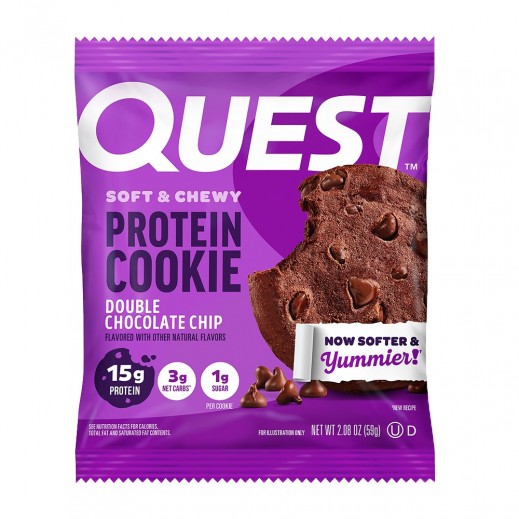 Quest Protein Cookie Double Chocolate Chips 59 g