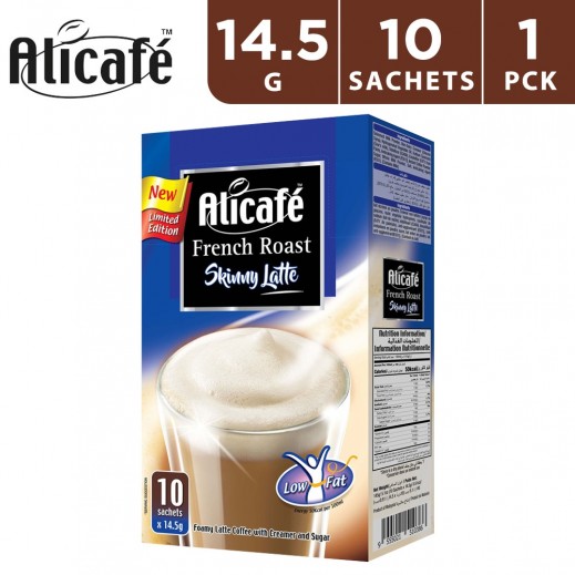 Ali cafe French Roast Skinny Latte Low Fat Box 10 x 14.5 g - delivered by Taw9eel Fast