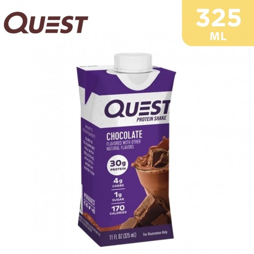 Quest Chocolate-Flavored Protein Shake (325 ml) - delivered by Taw9eel Fast