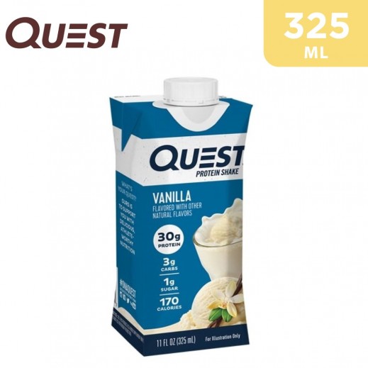 Quest Vanilla-Flavored Protein Shake (325 ml) - delivered by Taw9eel Fast