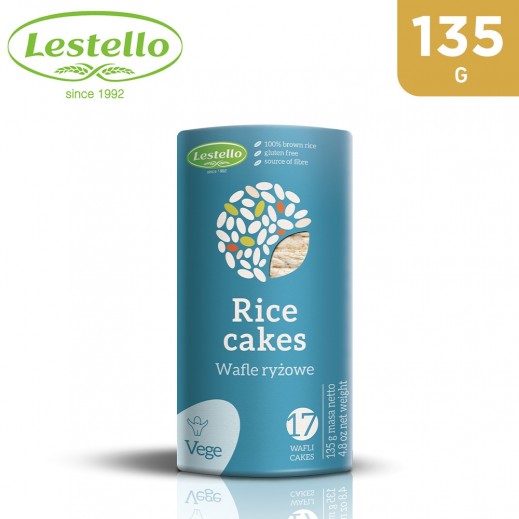 Lestello Gluten Free 100% Brown Rice Cakes 135 g - delivered by Taw9eel Fast