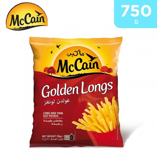 McCain Frozen Golden Longs Long & Thin Potato Fries 750 g - delivered by Taw9eel Fast