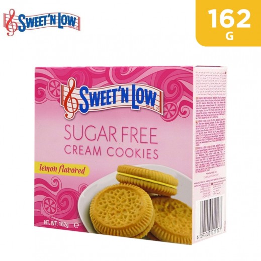 Sweet 'N Low Sugar Free Lemon Flavored Cream Cookies 162 g - delivered by Taw9eel Fast