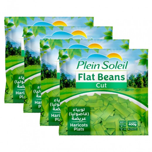 Plein Soleil Frozen Flat Beans 4 x 400 g