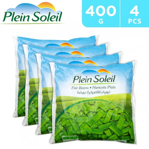 Plein Soleil Frozen Flat Beans 4 x 400 g
