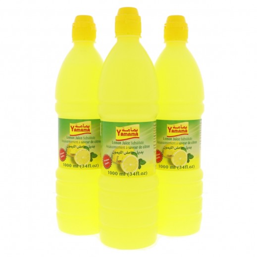 Yamama Lemon Juice 3 x 1 L - delivered by Taw9eel Fast