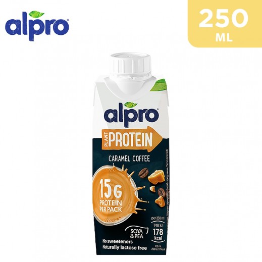 Alpro Soya protein caramel Coffee 250 ml - delivered by Taw9eel Fast
