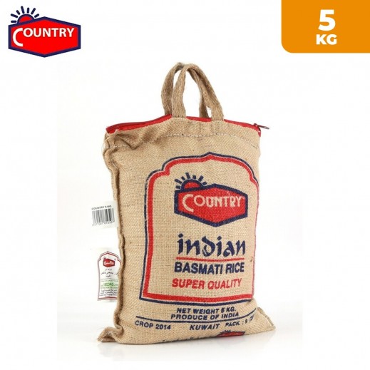 Country Indian Basmati Rice 5 kg - delivered by Taw9eel Fast