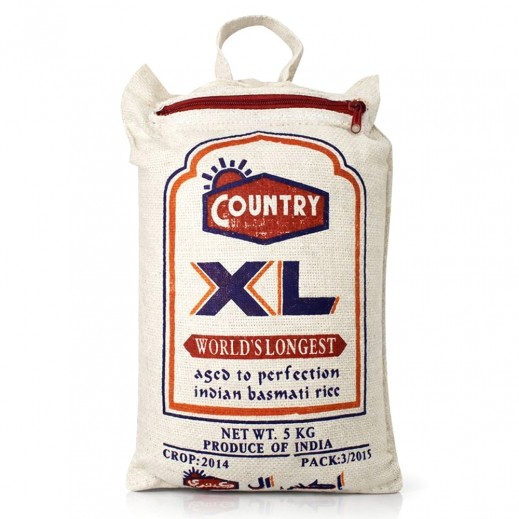Country XL Indian Basmati Rice 5 kg - delivered by Taw9eel Fast