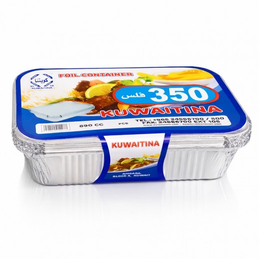 Kuwaitina Aluminum Foil Container 890 cc 8 Pcs