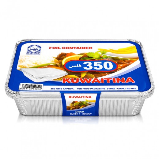 Kuwaitina Aluminum Foil Container 1200 cc 4 Pcs