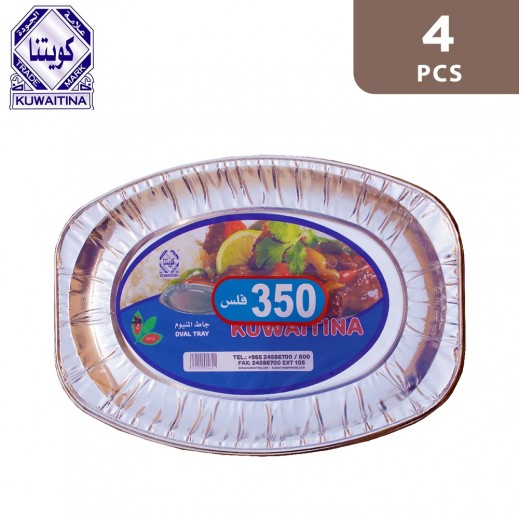 Kuwaitina Oval Plate Small OV1 (4 pcs)