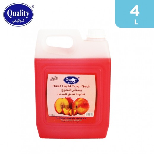 Quality Liquid Hand Wash 4 L Peach - delivered by Taw9eel Fast