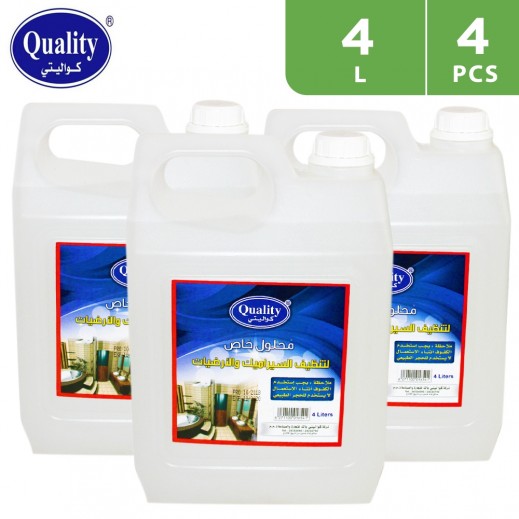 Quality Ceramic and Floor Special Liquid Cleanser 4 x 4 L