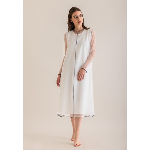 The Loft White Dress Set - delivered by Thouqi within 2 working days