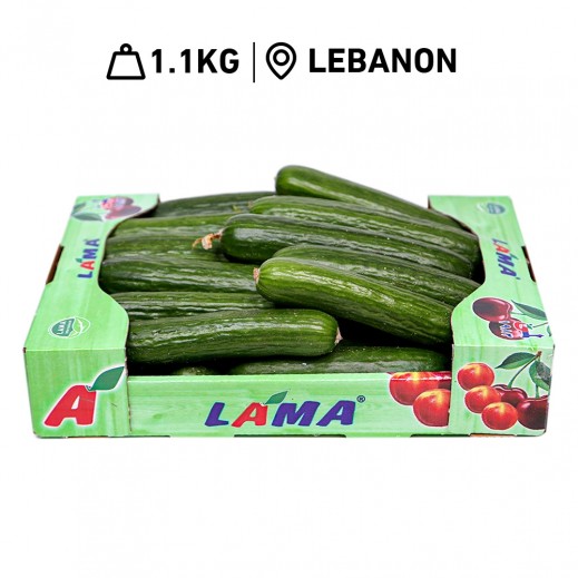 Lama Lebanese Cucumbers Box ( 1.1 Kg Approx ) - delivered by Taw9eel Fast