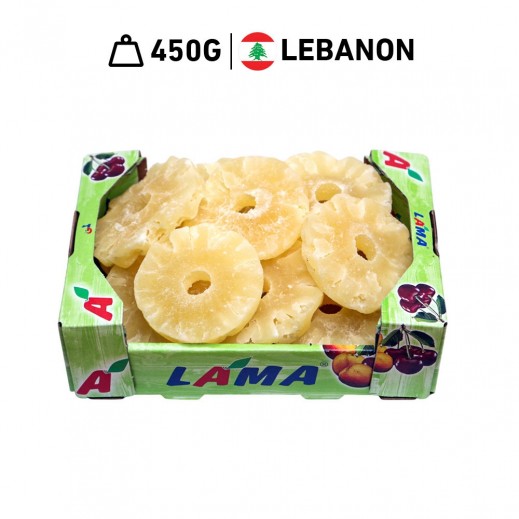 Lama Lebanese Dried Pineapple 450g Approx