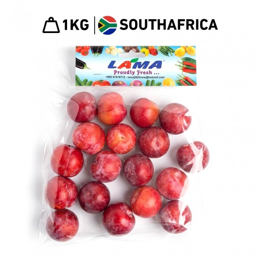 Lama Fresh South African Red Plums 1kg Approx. - delivered by Taw9eel Fast