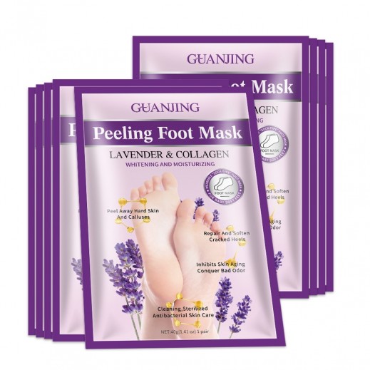 Guanjing Lavender Collagen Peeling Foot Mask