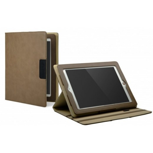 Cygnett Lavish Earth Folio Case For iPad 2 - The New iPad - Brown