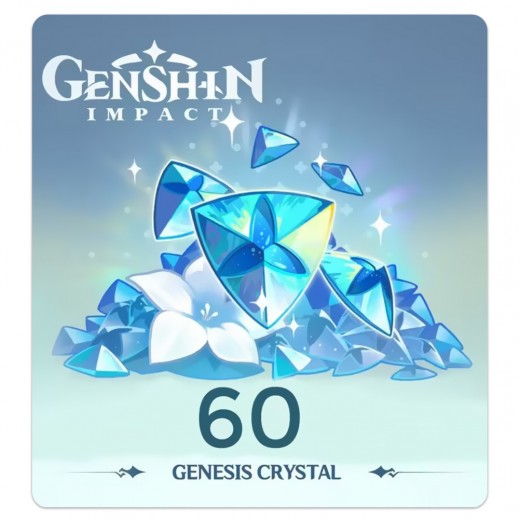 Genshin Impact 60 Genesis Crystals Global - Delivered by Email